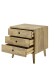 Garderoben-Set >Anacortes< (2-teilig) Paneel + Kommode, in Eiche - 42x180x35 (BxHxT)