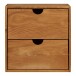 Hängeschrank >Townsville< in Eiche, Massivholz - 30x30x18cm (BxHxT)