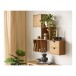 Hängeschrank >Townsville< in Eiche, Massivholz - 30x30x18cm (BxHxT)