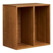 Hängeregal >Townsville< in Eiche, Massivholz - 30x30x18cm (BxHxT)