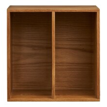 Hängeregal >Townsville< in Eiche, Massivholz - 30x30x18cm (BxHxT)
