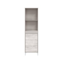 Standregal >VANYA< in Kaschmir / Velho Weiß - 49x174x28 (BxHxT)