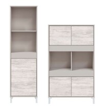 Wohnzimmer-Set >VANYA< (2-tlg.) in Kaschmir / Velho...