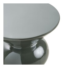Beistelltisch >Rosolina< in Grün, Fiberglas - 33,5x40,5cm (LxH)