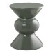 Beistelltisch >Rosolina< in Grün, Fiberglas - 33,5x40,5cm (LxH)