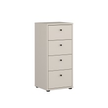 Hochkommode >TEMPRA2< in Sand - 38,6x85,5x34,8cm...