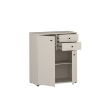 Kommode >TEMPRA2< in Sand - 73,7x85,5x34,8cm (BxHxT)