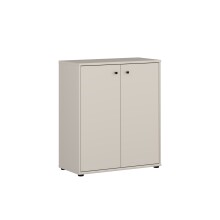 Kommode >TEMPRA2< in Sand - 73,7x85,5x34,8cm (BxHxT)