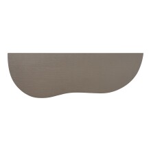Wandboard >Botta< in Braun, MDF - 57x2,5x19cm (BxHxT)