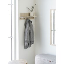 Garderobenleiste >Rocca< in Beige, MDF - 50x16x12cm...
