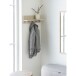 Garderobenleiste >Rocca< in Beige, MDF - 50x16x12cm (BxHxT)