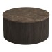 Couchtisch >Rota< in Dunkelbraun / Marmor-Dekor, MDF - 40x80cm (HxD)