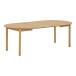 Kulissen-Esstisch >Bundaberg< (ausziehbar) Eiche, MDF, Dekor - 75/120/170/220x75x120cm (BxHxT)