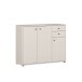 Sideboard >TEMPRA2< in Sand - 108,8x85,5x34,8cm (BxHxT)