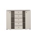 Sideboard >TEMPRA2< in Sand - 108,8x85,5x34,8cm (BxHxT)