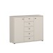 Sideboard >TEMPRA2< in Sand - 108,8x85,5x34,8cm (BxHxT)