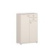 Hochkommode >TEMPRA2< in Sand - 73,7x111,1x34,8cm (BxHxT)