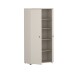 Stauraumschrank >TEMPRA2< in Sand - 73,7x149,5x34,8cm (BxHxT)