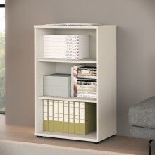 Regal >TEMPRA2< in Sand - 54x85,5x34,8cm (BxHxT)