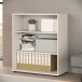 Regal >TEMPRA2< in Sand, Spanlatte - 73,7x85,5x34,8cm (BxHxT)