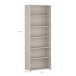 Regal >TEMPRA2< in Sand - 73,7x197,5x34,8cm (BxHxT)