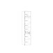 Seitenschrank >ALICE SPRINGS< in Taupe - 39,8x191,9x34,9cm (BxHxT)
