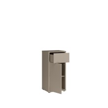 Badkommode >ALICE SPRINGS< in Taupe - 39,8x83,1x34,9cm (BxHxT)