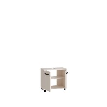 Waschbeckenunterschrank >VERIS< in Sand - 68,6x62x34,8cm (BxHxT)