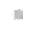 Badezimmerspiegelschrank >VERIS< in Sand / Spiegel - 68,6x68,1x20cm (BxHxT)