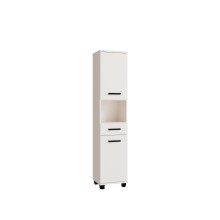 Seitenschrank >VERIS< in Sand - 40,2x186,8x34,8cm (BxHxT)