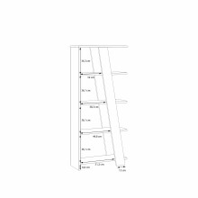 Standregal >NATTA< in Sand - 72x161x29,6cm (BxHxT)