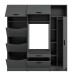Waschmaschinenumbauschrank >Free< in Anthrazit - 176x195x68cm (BxHxT)