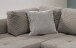 Polsterecke >Allin< in grau-braun / silber, Cord - 250x66x190cm (BxHxT)