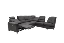 Ecksofa >Ludwigshafen< in 1217 Toro schwarz,...