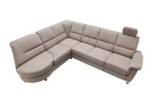 Ecksofa >Ludwigshafen< in 1214 Toro dunkelgrau,...