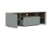 Lowboard >Bari< in Schilf grün, Spannplatte, MDF - 180x55x41cm (BxHxT)