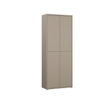 Schuhschrank >ALICE SPRINGS< in Taupe - 74,5x191,9x34,9cm (BxHxT)
