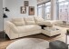Polsterecke >Felicia< in beige, Cord - 302x89x188cm (BxHxT)