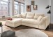 Polsterecke >Felicia< in beige, Cord - 302x89x188cm (BxHxT)