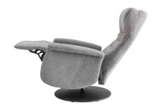 Relaxsessel >Lavina< 3-stufig verstellbar, Herzwaage-Funktion, grau - 72x118x85cm (BxHxT)