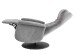 Relaxsessel >Lavina< 3-stufig verstellbar, Herzwaage-Funktion, grau - 72x118x85cm (BxHxT)