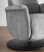 Relaxsessel >Lavina< 3-stufig verstellbar, Herzwaage-Funktion, grau - 72x118x85cm (BxHxT)