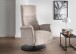 Relaxsessel >Lavina< 3-stufig verstellbar, Herzwaage-Funktion, in beige - 72x118x85 (BxHxT)