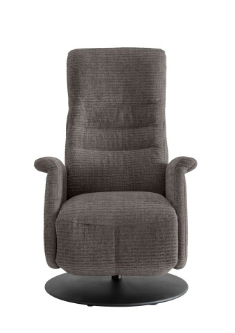 Relaxsessel >Lavina< 3-stufig verstellbar, Herzwaage, in grau-braun - 72x118x85 (BxHxT)