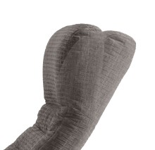 Relaxsessel >Lavina< 3-stufig verstellbar, Herzwaage, in grau-braun - 72x118x85 (BxHxT)