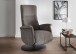 Relaxsessel >Lavina< 3-stufig verstellbar, Herzwaage, in grau-braun - 72x118x85 (BxHxT)