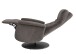 Relaxsessel >Lavina< 3-stufig verstellbar, Herzwaage, in grau-braun - 72x118x85 (BxHxT)