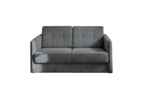 Schlafsofa >Mariya< Liegefläche 120 x 198 cm, Bezug anthrazit - 147x87cm (BxT)