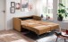 2-Sitzer >Mariya< Liegefläche 120x198 cm, Farbe curry - 147x89x87cm (BxHxT)
