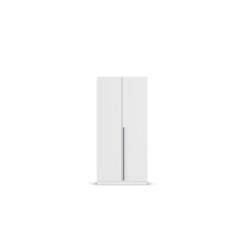 Drehtürenschrank >Alba< in alpinweiß, Holzwerkstoff - 91x197x56cm (BxHxT)